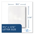 File Folders | Roaring Spring 50118 Accommodates (50) 11 in. x 8.5 in. Sheets Pocket Folder - White (250/Carton) image number 4