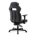  | Alera BT51593GY 15.91 in. to 19.8 in. Seat Height Racing Style Ergonomic Gaming Chair - Black image number 4