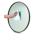 Cleaning & Janitorial Supplies | Rubbermaid Commercial FGQ63000BL00 Executive Series Hygen 16 in. x 16 in. Microfiber Glass Cleaning Cloths - Blue (12/Carton) image number 4