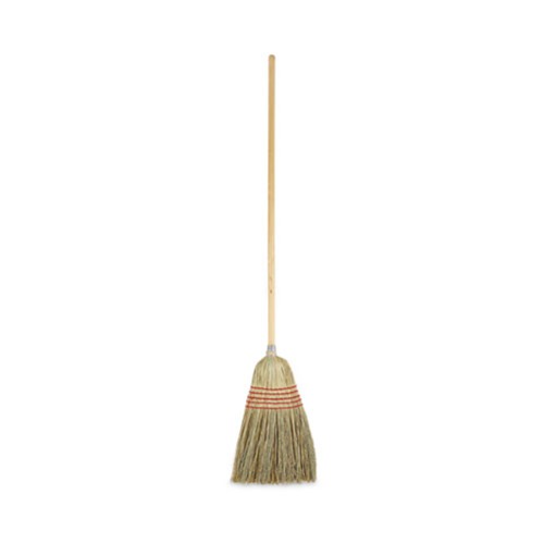 New Year New Savings! Save $25 off $150 | Boardwalk BWK926YEA Yucca/Corn Fiber Bristles 55.5 in. Overall Length Parlor Broom - Natural image number 0