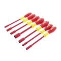 Hand Tool Sets | Wiha Tools 32293 (7-Piece) Insulated SoftFinish Metric Nut Driver Set image number 0