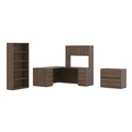 Office Desks & Workstations | HON H105898L.PINCPINC 10500 Series 66 in. x 30 in. x 29.5 in. Left Pedestal Box/Box/File Single Pedestal Desk - Pinnacle image number 2