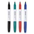  | Universal UNV43670 Fine Bullet Tip Pen Style Dry Erase Marker - Assorted Colors (4/Set) image number 1