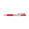 Universal UNV15532 Comfort Grip Retractable Medium 1mm Ballpoint Pen - Red (1 Dozen) image number 2