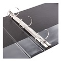 Office Jansan | Avery 03301 1 in. Capacity 11 x 8.5 Economy Non-View Binder with 3 Round Rings - Black image number 2