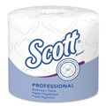 Paper Towels and Napkins | Scott 04460 2-Ply Septic Safe Essential Standard Roll Bathroom Tissue for Business - White (550/Roll) image number 0