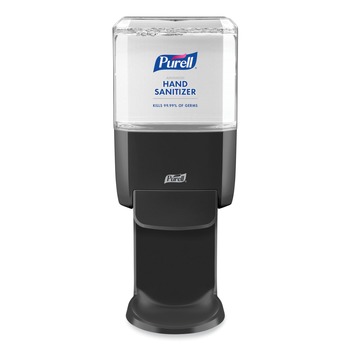 PURELL 5024-01 5.25 in. x 8.56 in. x 12.13 in. 1200 mL Push-Style Hand Sanitizer Dispenser - Graphite (1/Carton)