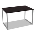 Office Desks & Workstations | Alera ALELSTB30GR Open Office Desk Series 47.25 to 70.78w x 29.5d x 28.5h Adjustable O-Leg Desk Base - Silver image number 4