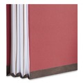  | Universal UNV10250 4-Section Pressboard Classification Folder - Letter, Red (10/Box) image number 2