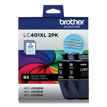 Brother 500 Page-Yield High-Yield Ink - Black (2/Pack)