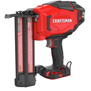 Factory Reconditioned Craftsman CMCN618BR V20 Lithium-Ion 18-Gauge Cordless Brad Nailer (Tool Only)