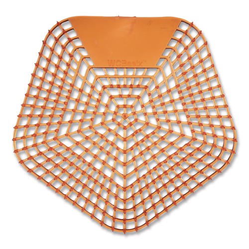Cleaning & Janitorial Supplies | Boardwalk WCBX-P-010I010I-04-AAS80- 0.11 oz WCBasix Urinal Screen - Mango Mist Scent, Orange (10/Box) image number 0