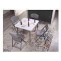 Office Furniture & Lighting | Iceberg 64037 Rough n Ready 18 in. Seat Height Commercial Folding Chair Supports Up to 350 lb - Charcoal Seat/Back/Charcoal Base (4/Pack) image number 5