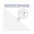 Office Jansan | Avery 12393 11 x 8.5 Avery-Style Preprinted Legal Bottom 26-Tab Dividers - White (25/Pack) image number 1