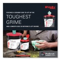 Hand Wipes | WypAll 91371 Power Clean ProScrub 9.5 in. x 12 in. Pre-Saturated Wipes - Citrus Scent, Green (75/Bucket, 6 Buckets/Carton) image number 9