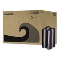 Trash Bags | Boardwalk X7658SKKK01 Reprocessed Resin Can Liners, 60 gal, 1.2 mil, 38 x 58, Black, 50 Rolls/Carton image number 0
