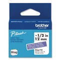 Labels | Brother P-Touch BTAGF35 0.47 in. x 13.1 ft. Genuine P-Touch BTAG Label Tapes - White on Purple image number 0