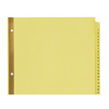 Office Jansan | Avery 11308 11 x 8.5 Preprinted Laminated Tab Dividers with Gold Reinforced Binding Edge - Buff (31-Pieces/Set) image number 2