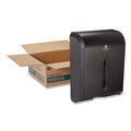 Bulk Savings Pricing 2 | Georgia Pacific Professional 56650A 12.3 in. x 6 in. x 15.5 in. Dispenser for Combi-fold C-Fold/Multifold/BigFold Towels - Black (1/Carton) image number 0