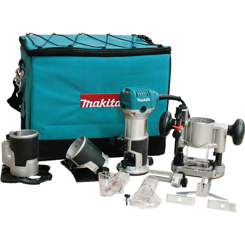 Makita RT0701CX3 1-1/4 HP Compact Router Kit with Attachments image number 0