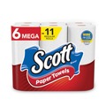 Scott 16447 Choose-a-Size Mega Rolls - White (102 Sheets/Roll, 6 Rolls/Pack, 4 Packs/Carton) image number 0