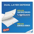 Trash Bags | Glad 78526 Tall Kitchen Drawstring Trash Bags, 13 Gal, 0.72 Mil, 24-in X 27.38-in, Gray, 100/box image number 6