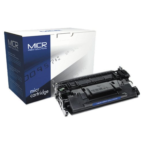 Ink & Toner | MICR Print Solutions MCR26XM 9000 Page-Yield Compatible CF226X(M) (26XM) High-Yield MICR Toner - Black image number 0