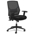  | HON HVL581.ES10.T VL581 250 lbs. Capacity 18 in. to 22 in. Seat Height High-Back Task Chair - Black image number 0