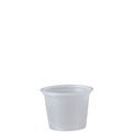  | Dart P100N 1 oz. Polystyrene Portion Cups - Translucent (2500/Carton) image number 0