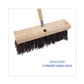 New Year New Savings! Save $25 off $150 | Boardwalk BWK73160 6.25 in. Polypropylene Bristles 16 in. Brush Street Broom Head - Brown image number 2