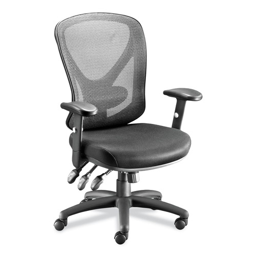  | Alera ALEAS42M14 15 in. - 18.82 in. Seat Height Aeson Series Multifunction Task Chair Supports Up to 275 lbs. - Black image number 0