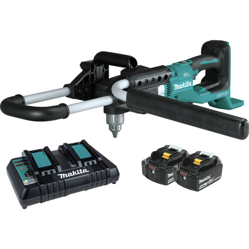 Augers | Makita XGD01PT 18V X2 (36V) LXT Brushless Lithium-Ion Cordless Earth Auger Kit with 2 Batteries (5 Ah) image number 0