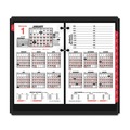 Office Jansan | AT-A-GLANCE E21-00 4.5 in. x 8 in. Desk Calendar Base for Loose-Leaf Refill - Black image number 3