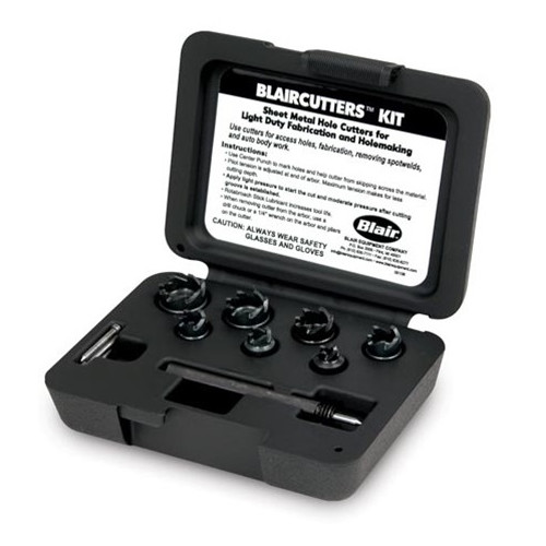 Bits and Bit Sets | Blair Equipment 13218 Blaircutters Sheet Metal Hole Cutter Kit image number 0