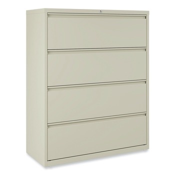 Alera 25508 42 in. x 18.63 in. x 52.5 in. 4 Legal/Letter Size Lateral File Drawers - Putty
