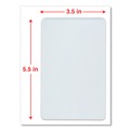 Office Jansan | Universal UNV84679 5.5 in. x 3.5 in. 5 mil Laminating Pouches - Gloss Clear (25/Pack) image number 3