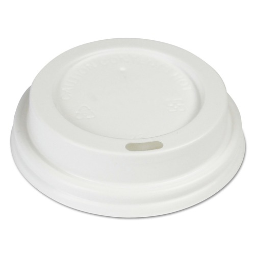 Cups and Lids | Boardwalk BWKHOTWH8 Hot Cup Lids for 8 oz. Hot Cups - White (1000/Carton) image number 0