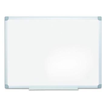 MasterVision 48 in. x 36 in. Earth Silver Easy-Clean Reversible Dry Erase Board - White Surface, Silver Aluminum Frame
