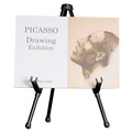 Easels | Universal UNV43028 Portable 14 in. Steel Tabletop Easel - Black image number 1