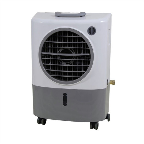 Jobsite Fans | HESSAIRE PRODUCTS MC18M 115V 0.7 Amp Fixed Vent 1300 CFM Corded Evaporative Cooler - Off White image number 0