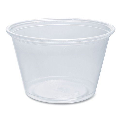 Cutlery | Dart 400PC 4 oz. Conex Complements Plastic Portion/Medicine Cups - Clear (2500/Carton) image number 0