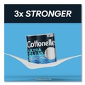 Cleaning Cloths | Cottonelle 55699 Ultra CleanCare 1-Ply Septic Safe Mega Rolls Strong Tissue Toilet Paper - White (36/Carton) image number 4