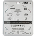 Circular Saw Blades | Makita E-07272 10-1/4 in. 24T Carbide-Tipped Max Efficiency Framing Circular Saw Blade image number 2