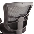 Office & Office Supplies | Alera ALEEL42ME10B 17.7 in. to 21.4 in. Seat Height Elusion Series Mesh Mid-Back Prem Fabric Multifunction Chair Supports Up to 275 lbs. - Black image number 1