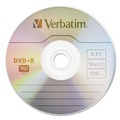Office Electronics & Batteries | Verbatim 95037 4.7 GB 16x DVD R Recordable Disc - Matte Silver (50/Pack) image number 2