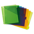 Office Jansan | Avery 11903 Big Tab 11.13 in. x 9.25 in. 8-Tab Insertable Plastic 1-Pocket Dividers - Assorted (1-Set) image number 1