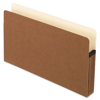 Pendaflex Smart Shield 5.25 in. Expansion Legal Size File Pocket - Red Fiber (10/Box)