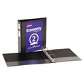 Office Jansan | Avery 05730 11 in. x 8.5 in. 3 Rings 2 in. Capacity Economy View Binder with Round Rings - Black image number 1