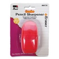 Office Jansan | Charles Leonard 80735 1 in. x 0.75 in. One-Hole Pencil Sharpener/Eraser Combo - Randomly Assorted Colors image number 4