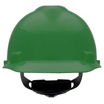 MSA V-Gard Slotted Cap with Fas-Trac III Suspension - Green